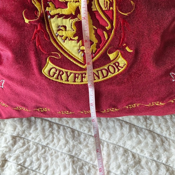 Gryffindor Red Velvet Accent Pillow - Picture 8 of 8